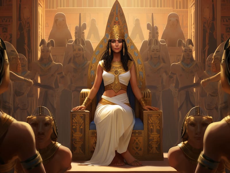 En las excavaciones se hallaron monedas con la efigie de Cleopatra, un busto y un puerto sumergido de época ptolemaica que refuerzan la hipótesis de que el templo podría albergar su sepulcro. (Imagen: Freepik)