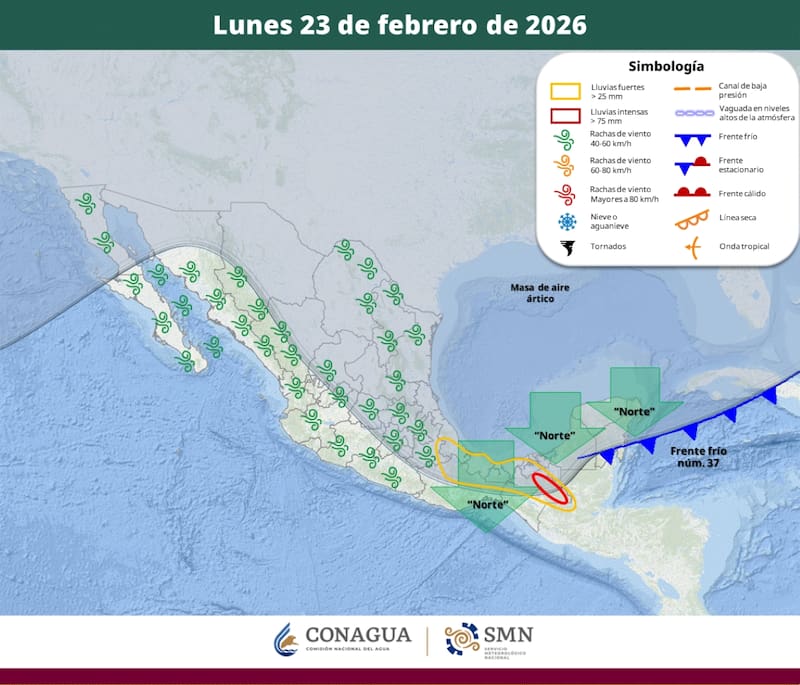 El SMN difundió el estado del tiempo en México para las próximas 48 horas. (Foto: Archivo)