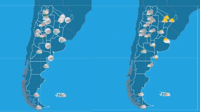 Para las noches del viernes 30 y sábado 31 de octubre, el panorama meteorológico mostrará variaciones según la región del país.
