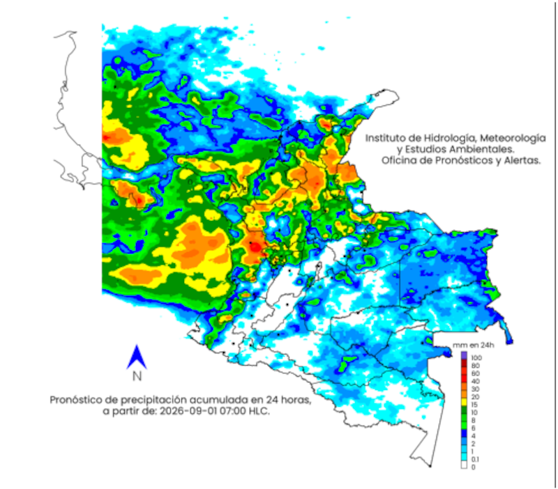 Llega el primer diluvio de septiembre: tormentas con granizo, lluvias y fuertes ráfagas de viento
