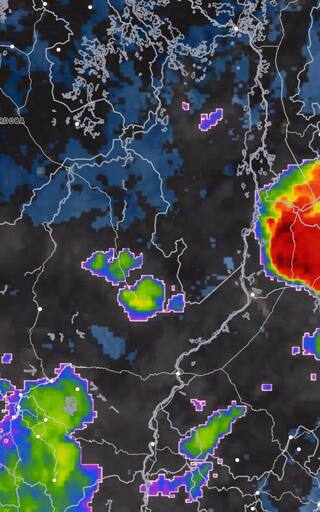 Se viene una tormenta histórica con lluvias por 48 horas: intensas precipitaciones y fuertes ráfagas de viento