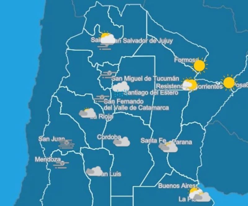Clima en Argentina.