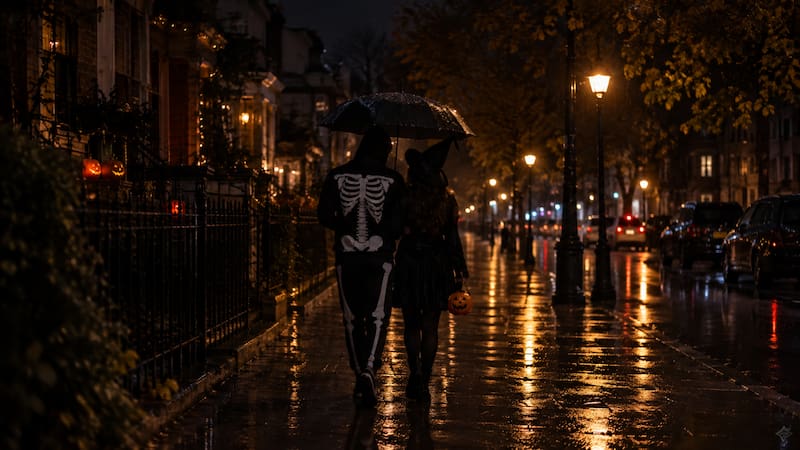 Halloween moviliza a miles de jóvenes a salir disfrazados.