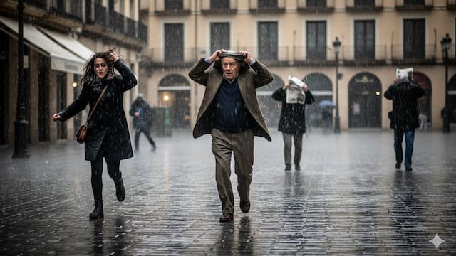 Lluvias torrenciales y vientos que voltean árboles el 26: alerta meteorológica para después de Navidad