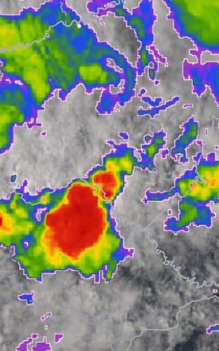 Se intensifica el diluvio por 24 horas más: trae fuertes lluvias y tormentas con ráfagas de viento