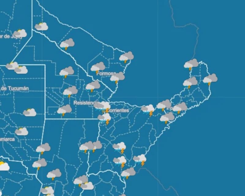 Pronóstico del clima del SMN para el viernes y sábado.