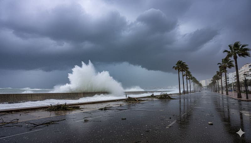 Lluvias torrenciales y vientos que voltean árboles el 26: alerta meteorológica para después de Navidad.