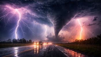 Se cae el cielo este fin de semana | Un diluvio eléctrico azotará el país: las zonas en alerta por tornados negros