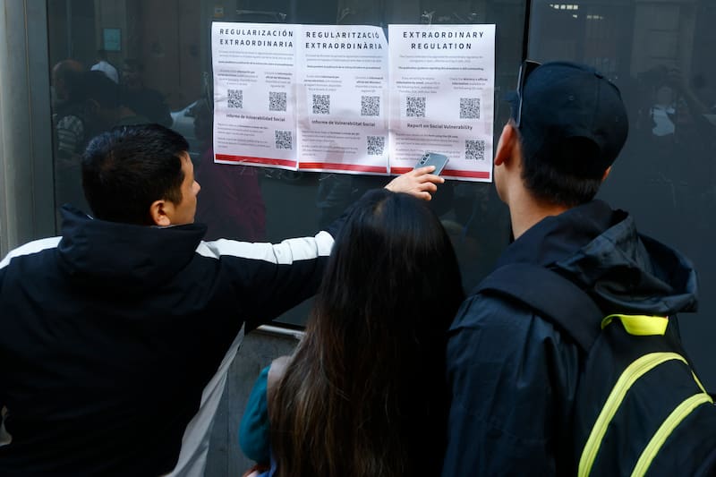 Aspecto de la Oficina de Atención al Ciudadano. EFE/ Quique García