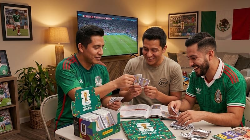 Coleccionistas del álbum Panini | Imagen creada con Gemini