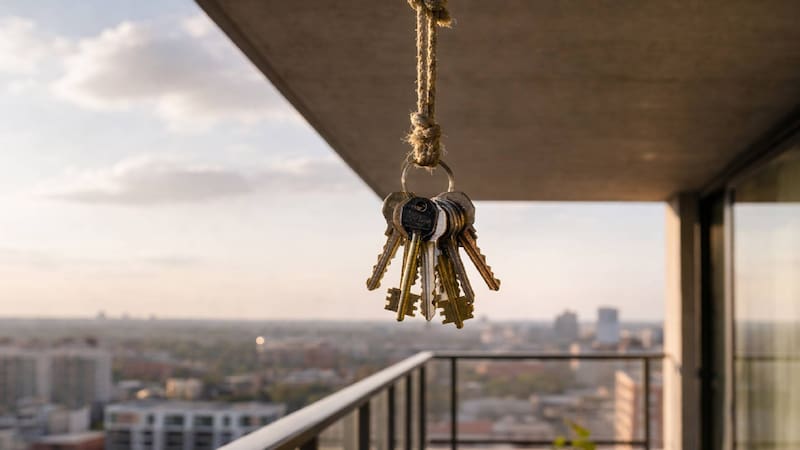 Colgar llaves en el balcón: por qué recomiendan hacerlo y para qué sirve