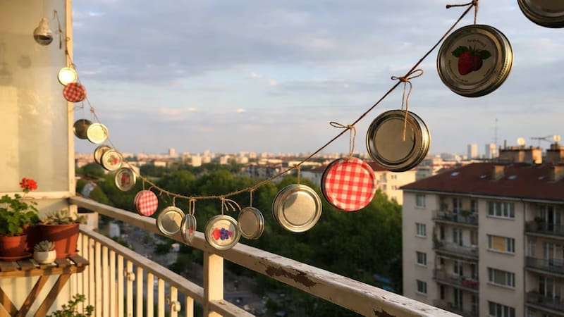 Colgar tapas de mermelada en el balcón: por qué lo recomiendan y para qué sirve