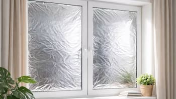 Pegar papel aluminio en las ventanas de la casa: por qué lo recomiendan y para qué sirve