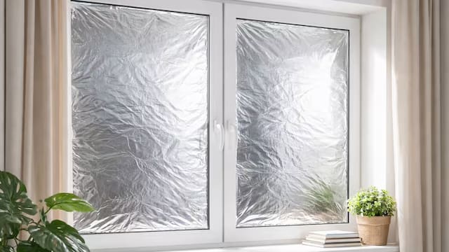Poner papel aluminio en las ventanas de la casa: para qué sirve y porque lo recomiendan