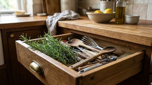 Colocar ramitas de romero en el cajón de la cocina: por qué lo recomiendan y para qué sirve