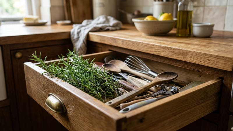 Colocar ramitas de romero en el cajón de la cocina por qué lo recomiendan y para qué sirve