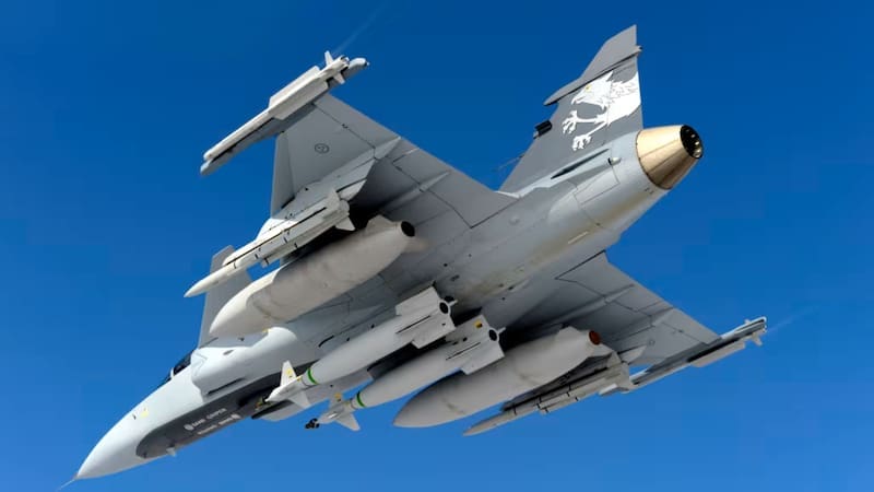 Compra de aviones Gripen entre Colombia y Suecia genera dudas por denuncia ante EE.UU. (foto: Saab).