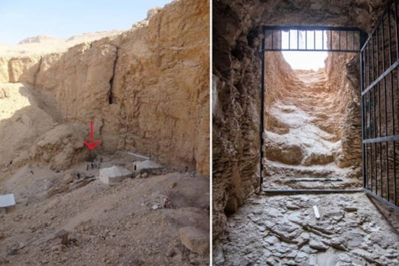 Descubren la tumba de Tutmosis II, un hallazgo sin precedentes en la egiptología. (Fuente: Egyptian Ministry of Antiquities)