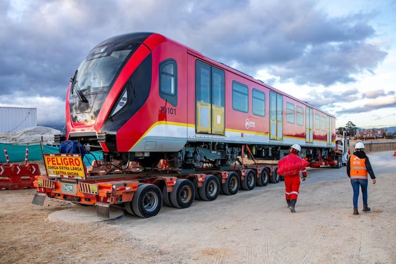 Gobierno de Colombia avanza en la construcción de la Línea 1 del Metro de Bogotá.