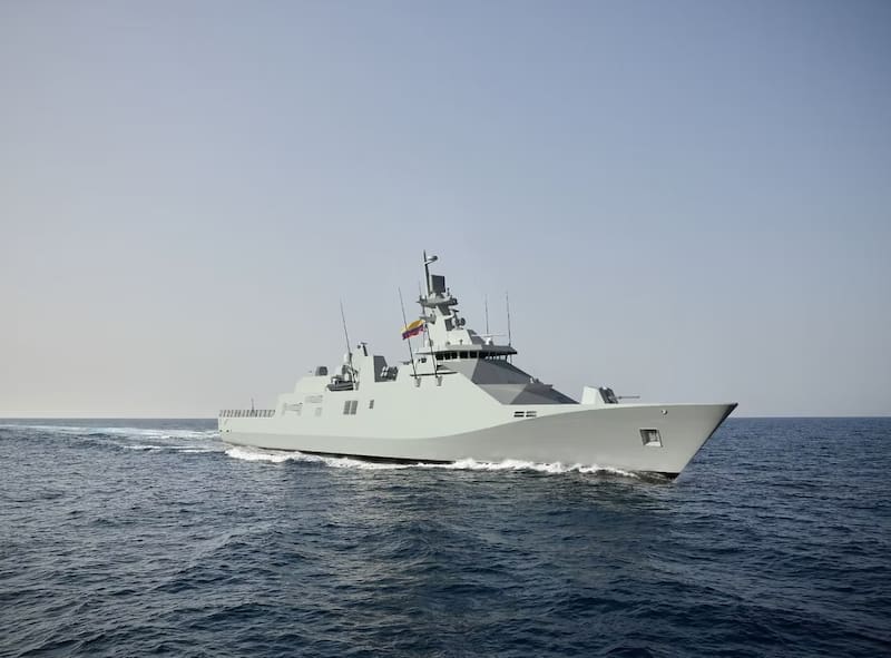 Colombia construye su primera fragata nacional, un hito para la industria naval y defensa. (Foto: archivo).