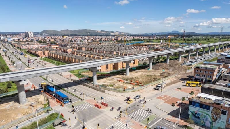 Metro de Bogotá: Avance del 60% y operación comercial en marzo de 2028 (foto: archivo).