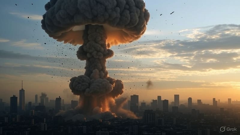 Creciente tensión global y advertencias sobre una posible Tercera Guerra Mundial. (Foto: Grok).