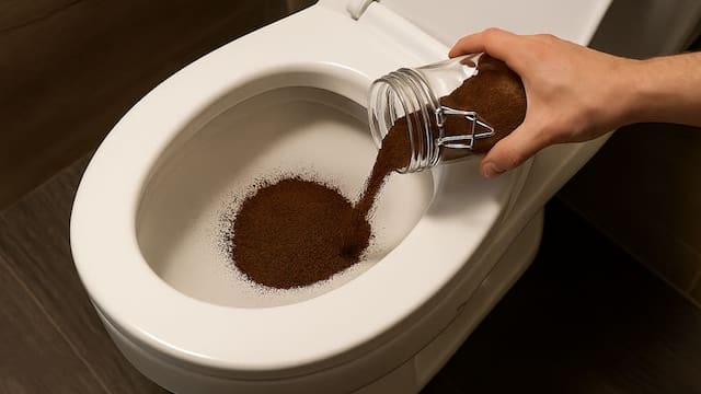 Colocar café usado en una taza y tirarlo en el inodoro una vez a la semana: para qué sirve y qué beneficios tiene