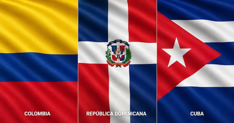 Pasaporte para viajar a Colombia, República Dominicana y Cuba: qué vigencia debe tener y qué requisitos migratorios deben cumplir los extranjeros.