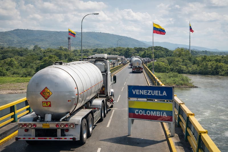 Primer envío de gas licuado de petróleo (GLP) desde Venezuela llega a Norte de Santander y marca la reactivación del comercio energético.