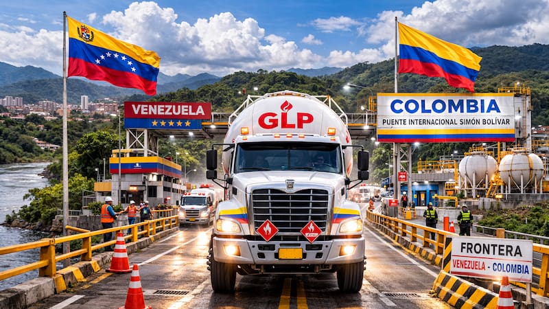 Primer envío de gas licuado de petróleo (GLP) desde Venezuela llega a Norte de Santander y marca la reactivación del comercio energético.