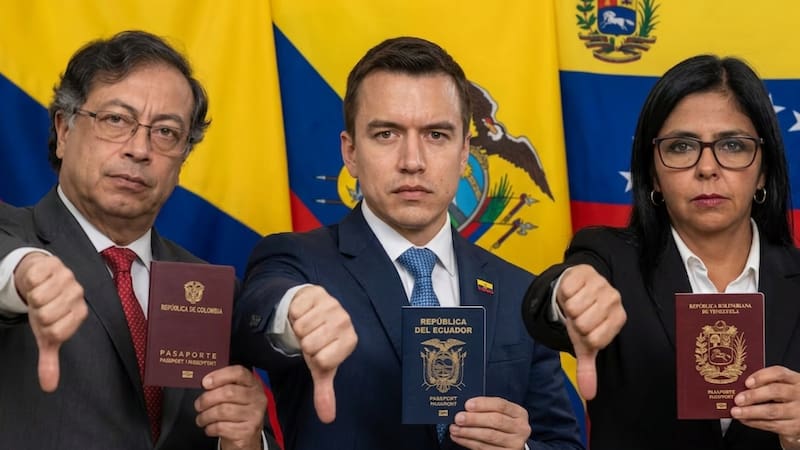 Colombia, Venezuela y Ecuador bloquearán el ingreso y la salida del país a quienes posterguen este trámite del pasaporte.