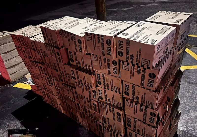A late-night call to police helped uncover a shipment of 350 boxes of Hot Wheels cars allegedly stolen from a freight train in Southern California.