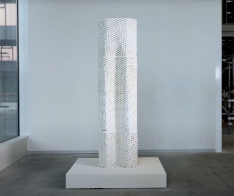 Una columna portante hecha con Airlements