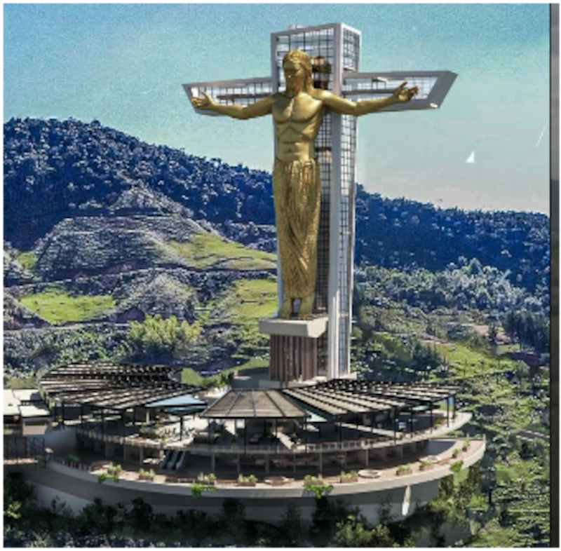 Comenzó la construcción de la estatua de Jesucristo más grande del mundo: superará al Cristo Redentor de Río de Janeiro