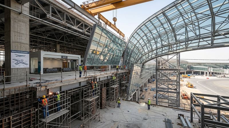 Comenzó la construcción del aeropuerto más grande del mundo.
