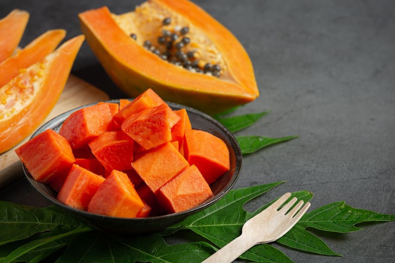 Beneficios de la papaya para cuidar los riñones. Fuente: Shutterstock
