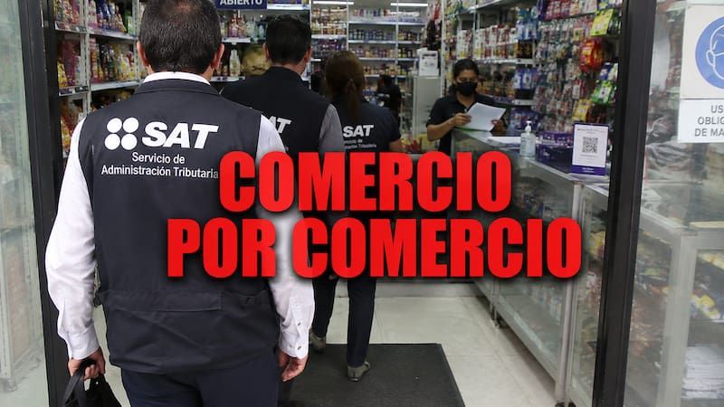 Oficial y definitivo | El SAT podrá revisar los interiores de los comercios sin previo aviso en búsqueda de documentos falsos. (Representación creada con IA)