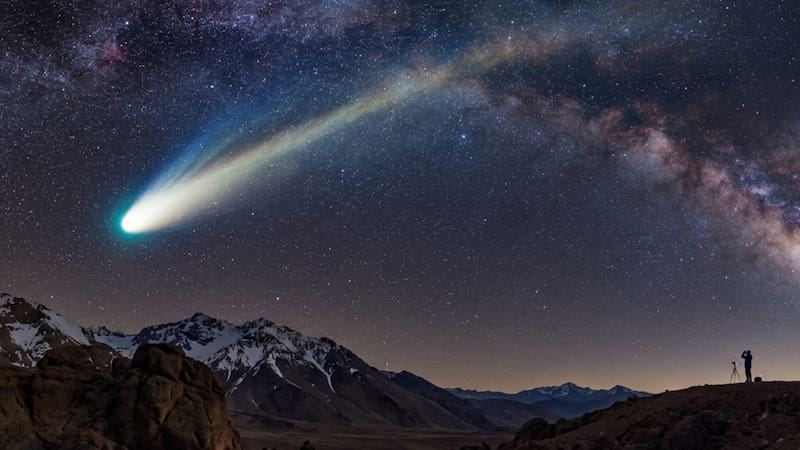 Un cometa que no se veía desde la prehistoria vuelve en abril.
