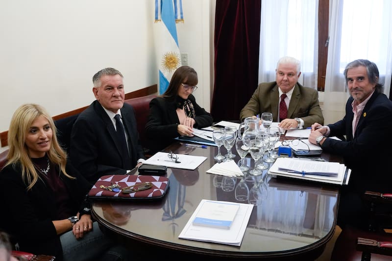Los integrantes de la Comisión bicameral de supervisión parlamentaria