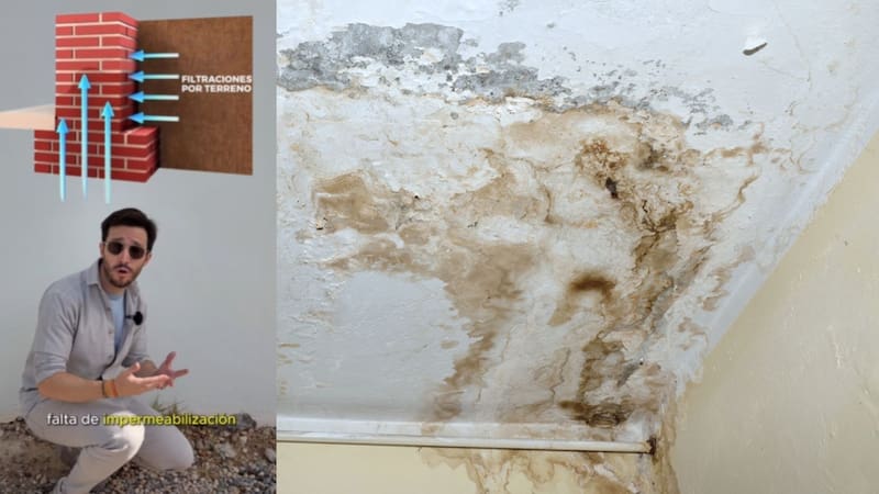 El arquitecto que resolvió el problema de la humedad para siempre en cualquier casa: "hay que usar papel aluminio".