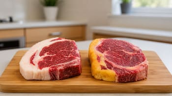 Comprar carne de vaca con grasa blanca o amarilla: qué diferencia tienen y cuál es mejor