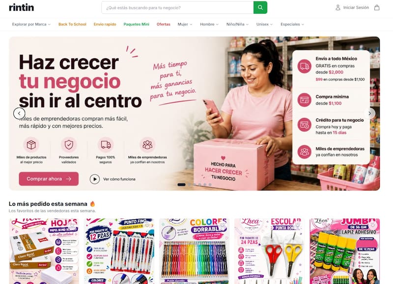 Con presencia en México, Rintin busca modernizar el abastecimiento y el acceso al crédito de los pequeños comerciantes de América latina
