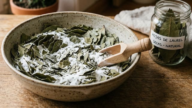 Mezclar hojas de laurel con bicarbonato: para qué sirve y por qué ya se aplica en los hogares