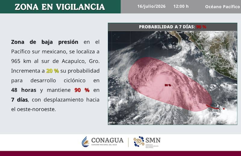 Alertas por posibles formaciones de ciclones