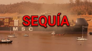 Se acerca el cierre del Canal de Panamá: obligan a los buques a cruzar con menos carga por efectos de El Niño