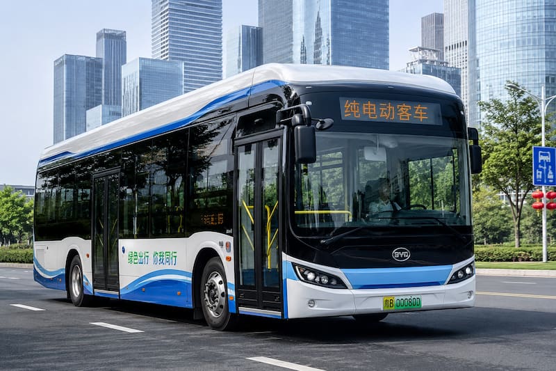 China enviará autobuses de última generación y convertirá a esta ciudad en potencia del transporte público.