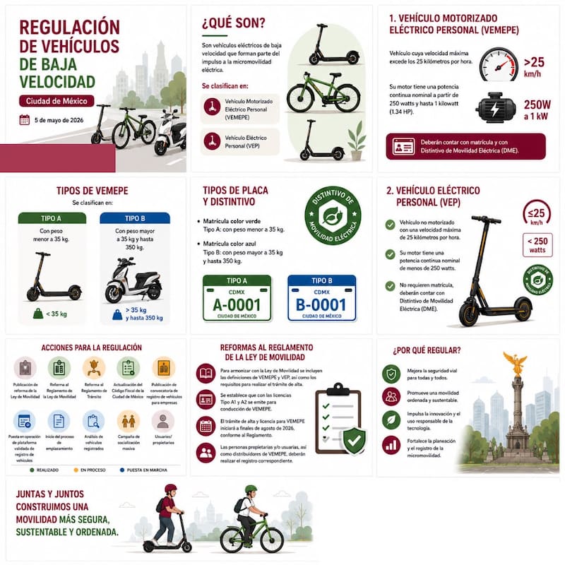 En la Consejería Jurídica te invitamos a conocer la reglamentación con la que deberás contar para poder circular por las calles de la ciudad.