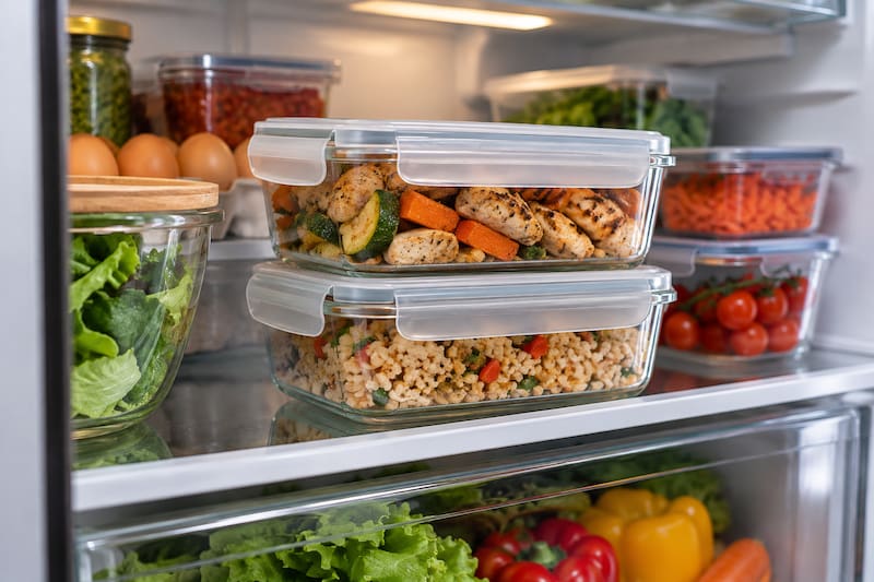 Conservar correctamente los alimentos cocinados ayuda a reducir el riesgo de enfermedades.