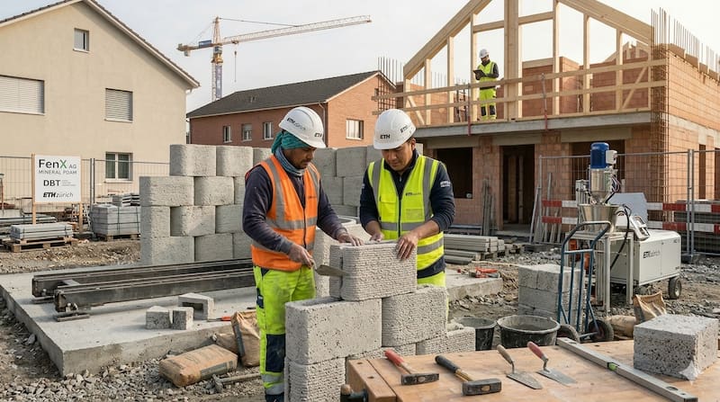 Este material hecho de espuma resistente va a reemplazar al cemento y los ladrillos en poco tiempo.