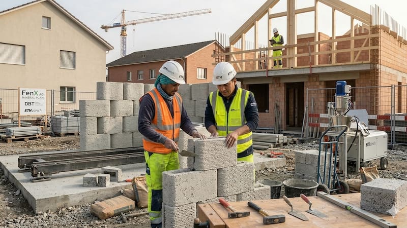 Este material hecho de espuma resistente va a reemplazar al cemento y los ladrillos en poco tiempo.